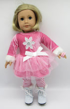Load image into Gallery viewer, 18&quot; Doll Ice Skates: White
