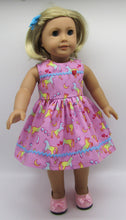 Load image into Gallery viewer, Dress Shoes w Satin Bow 18 &amp; 15 inch Doll: Pink
