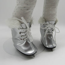 Load image into Gallery viewer, 18&quot; Doll Ice Skates: Silver
