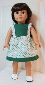 18" Doll St Patrick's Day Banded Dress