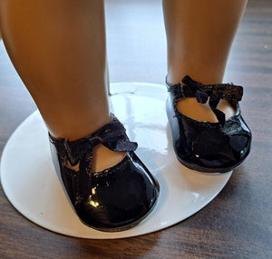 Tap Dance Shoes 18 inch Doll: Black