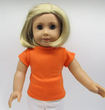 Load image into Gallery viewer, Basic Orange T-Shirt 18 &amp; 15 inch Doll
