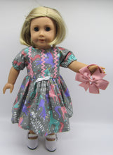 Load image into Gallery viewer, 18&quot; Doll Sparkle Like a Unicorn  Dress: Gray
