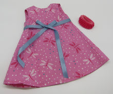 Load image into Gallery viewer, 18&quot; Doll Dragonfly Dress: Pink
