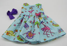 Load image into Gallery viewer, Flamingos at the Beach Dress 18 inch Doll
