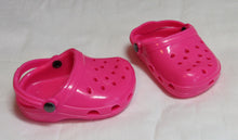 Load image into Gallery viewer, 18&quot; &amp; 15&quot; Doll Clogs: Hot Pink
