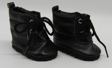 Load image into Gallery viewer, Lace-up High-Top Boots 18 inch Doll: Black
