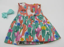 Load image into Gallery viewer, Llama &amp; Cactus 18 inch Doll: Teal and Peach
