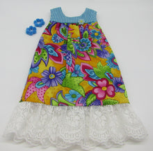 Load image into Gallery viewer, Bright Floral Maxi Dress 18 inch Doll
