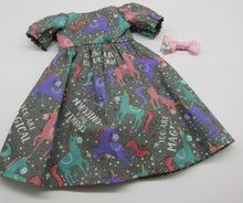 Load image into Gallery viewer, 18&quot; Doll Maxi Dress: Unicorn Print
