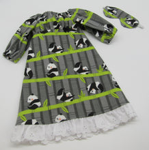 Load image into Gallery viewer, 18&quot; Doll Long Nightgown: Panda

