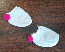 Load image into Gallery viewer, White Ankle Socks with Pom Pom 18 &amp; 15 inch Doll: Pink
