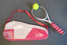 Load image into Gallery viewer, Tennis Racket, Bag &amp; Ball 18 inch Doll: Pink

