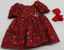Load image into Gallery viewer, Christmas Mittens Dress 18 inch Doll
