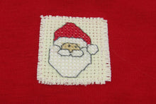 Load image into Gallery viewer, Santa Skirt Combo w Hand Embroidery 18 inch Doll 3 Pc: Red, Black and White
