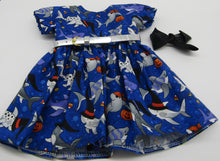 Load image into Gallery viewer, 18" Doll Halloween Shark Dress w Belt
