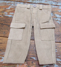Load image into Gallery viewer, 18&quot; Doll Corduroy Cargo Pants: Tan

