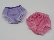Load image into Gallery viewer, Underwear Two-Pack: Pink &amp; Purple w Lace
