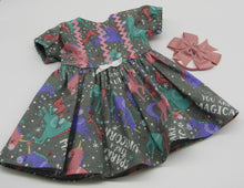 Load image into Gallery viewer, 18&quot; Doll Sparkle Like a Unicorn  Dress: Gray
