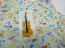 Load image into Gallery viewer, 18&quot; Doll Hand Embroidered Dress: Violin
