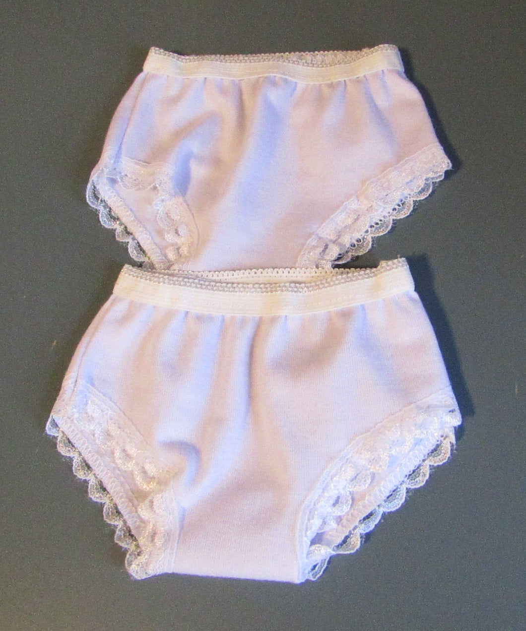 Underwear Two-Pack: White w Lace