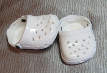 Load image into Gallery viewer, 18&quot; &amp; 15&quot; Doll Clogs: White

