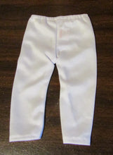 Load image into Gallery viewer, 18&quot; Doll Classic Knit Leggings: White
