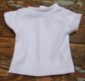 18" & 15" Doll Basic T-Shirt in 4 Colors