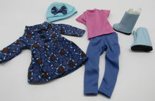Load image into Gallery viewer, 14&quot; Wellie Wisher Doll 5 Pc Winter Coat, Pants, Top, Hat &amp; Boots: Blue
