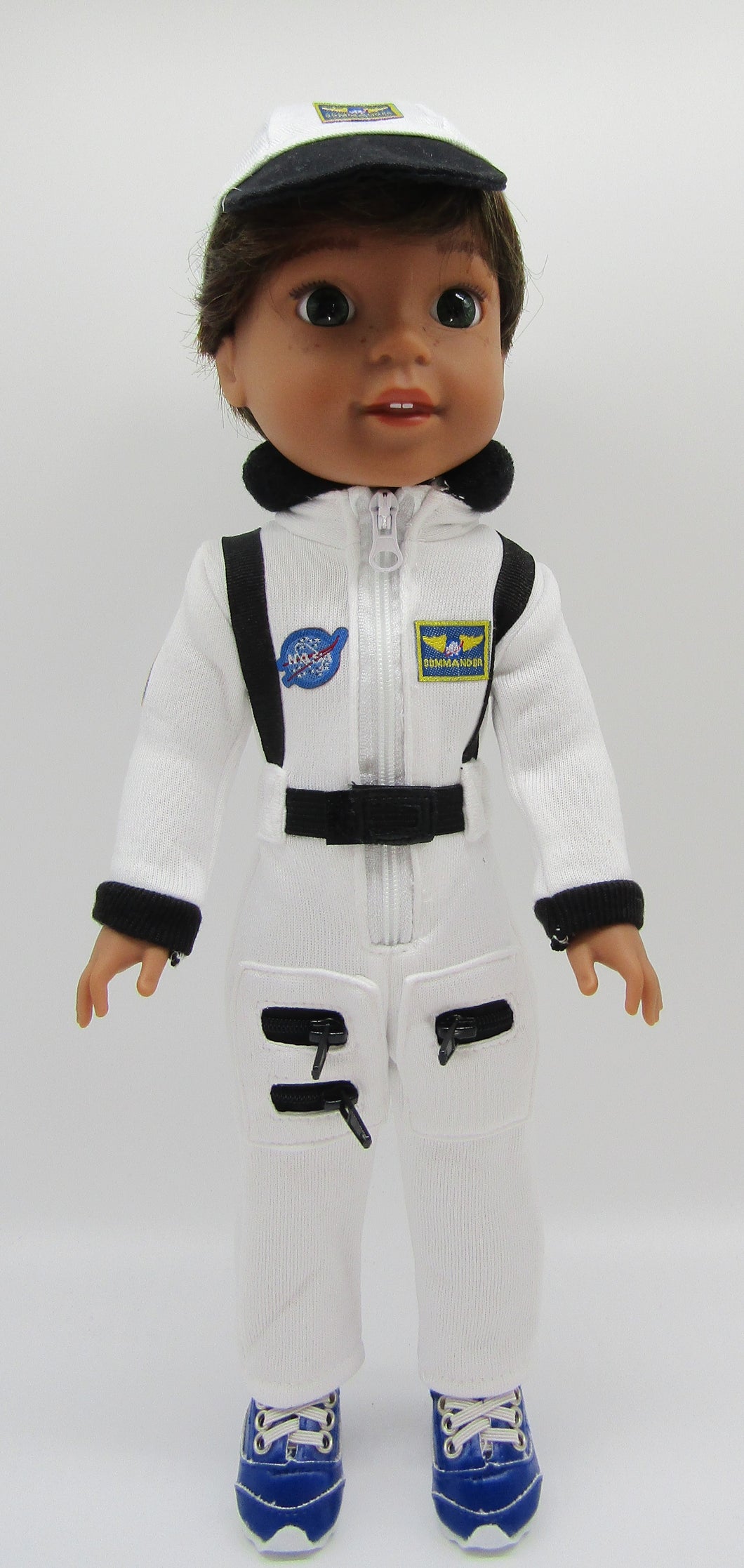 Wellie Wisher 14 inch Doll Astronaut 2 Pc Outfit: White