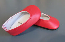Load image into Gallery viewer, Wellie Wisher 14 inch Doll Classic Flats: Red

