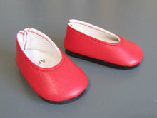 Load image into Gallery viewer, Wellie Wisher 14 inch Doll Classic Flats: Red
