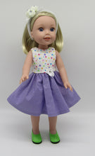 Load image into Gallery viewer, Wellie Wisher 14 inch Doll Classic Flats: Lime Green
