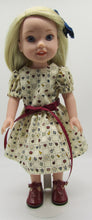 Load image into Gallery viewer, 14" Wellie Wisher Doll Fall Favorites Dress
