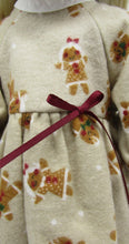 Load image into Gallery viewer, 14" Wellie Wisher Doll Long Nightgown: Gingerbread
