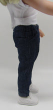 Load image into Gallery viewer, 14" Wellie Wisher Doll Blue Jeans
