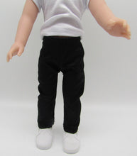 Load image into Gallery viewer, Classic Knit Leggings 14 inch Wellie Wisher Doll: Black
