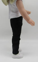 Load image into Gallery viewer, Classic Knit Leggings 14 inch Wellie Wisher Doll: Black
