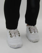 Load image into Gallery viewer, Wellie Wisher 14 inch Doll  No-Tie Tennis Shoes: White
