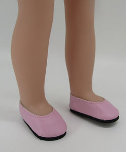 Wellie Wisher 14 inch Doll Classic Flats: Pink