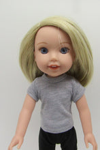 Load image into Gallery viewer, Basic 14" Wellie Wisher Doll T-Shirt in 2 Color Choices: Gray or OD Green
