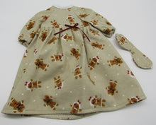 Load image into Gallery viewer, 14" Wellie Wisher Doll Long Nightgown: Gingerbread
