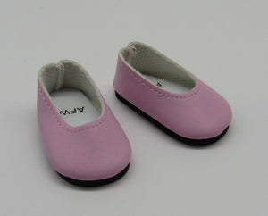 14" Wellie Wisher Doll Classic Flats: Pink