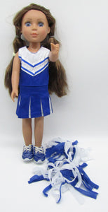 Wellie Wisher (14" Doll) Blue Cheer Outfit