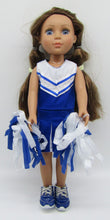 Load image into Gallery viewer, Wellie Wisher (14&quot; Doll) Blue Cheer Outfit
