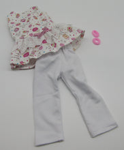 Load image into Gallery viewer, 14&quot; Wellie Wisher Doll Tunic &amp; Leggings: Sweet Treats
