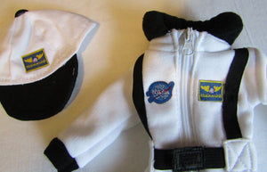 14" Wellie Wisher Doll Astronaut 2 Pc Outfit: White