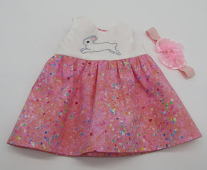 Bitty Baby Embroidered Bunny Dress