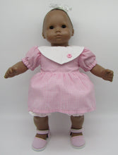 Load image into Gallery viewer, Bitty Baby Pink Gingham Outfit
