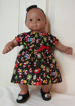 Load image into Gallery viewer, Bitty Baby Santa-Print Dress

